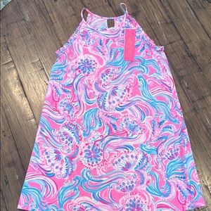 Lilly Pulitzer Pink and Blue Kids Dress